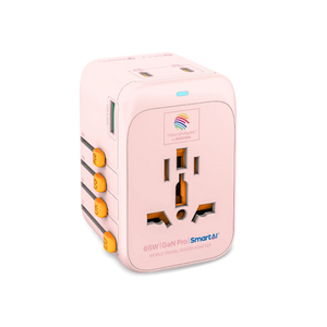 1WorldAdapter™ PD65W GaN Pro™ with 3 x USB-C PD3.2 & USB-A QC4+ PPS Fast Charging Microdia