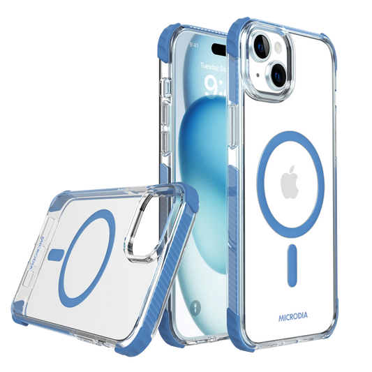 CRYSTAL GEAR Blue iPhone Case Microdia