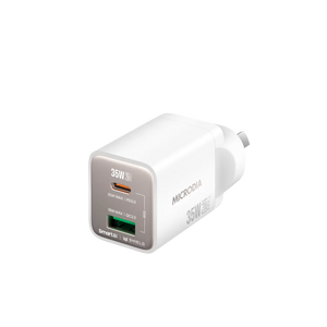 SMARTCube™ Nano 35W GaN Pro Wall Charger,Dual-Port, USB-C PD3.0 + USB-A QC3.0 Microdia