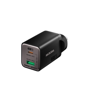 SMARTCube™ Nano 45W GaN Pro Wall Charger,Dual-Port, USB-C PD3.0 + USB-A QC3.0 Microdia