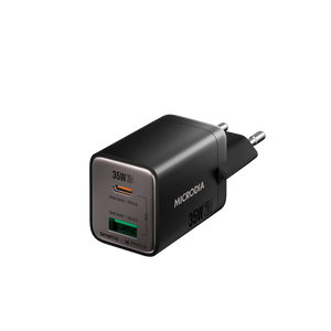 SMARTCube™ Nano 35W GaN Pro Wall Charger,Dual-Port, USB-C PD3.0 + USB-A QC3.0 Microdia