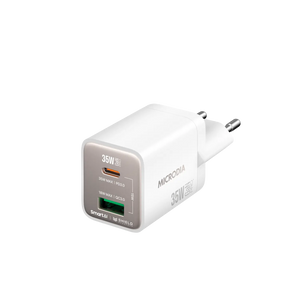 SMARTCube™ Nano 35W GaN Pro Wall Charger,Dual-Port, USB-C PD3.0 + USB-A QC3.0 Microdia