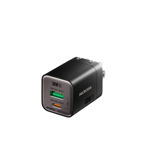 SMARTCube™ Nano 30W GaN Pro Wall Charger,Dual-Port, USB-C PD3.0 + USB-A QC3.0 Microdia