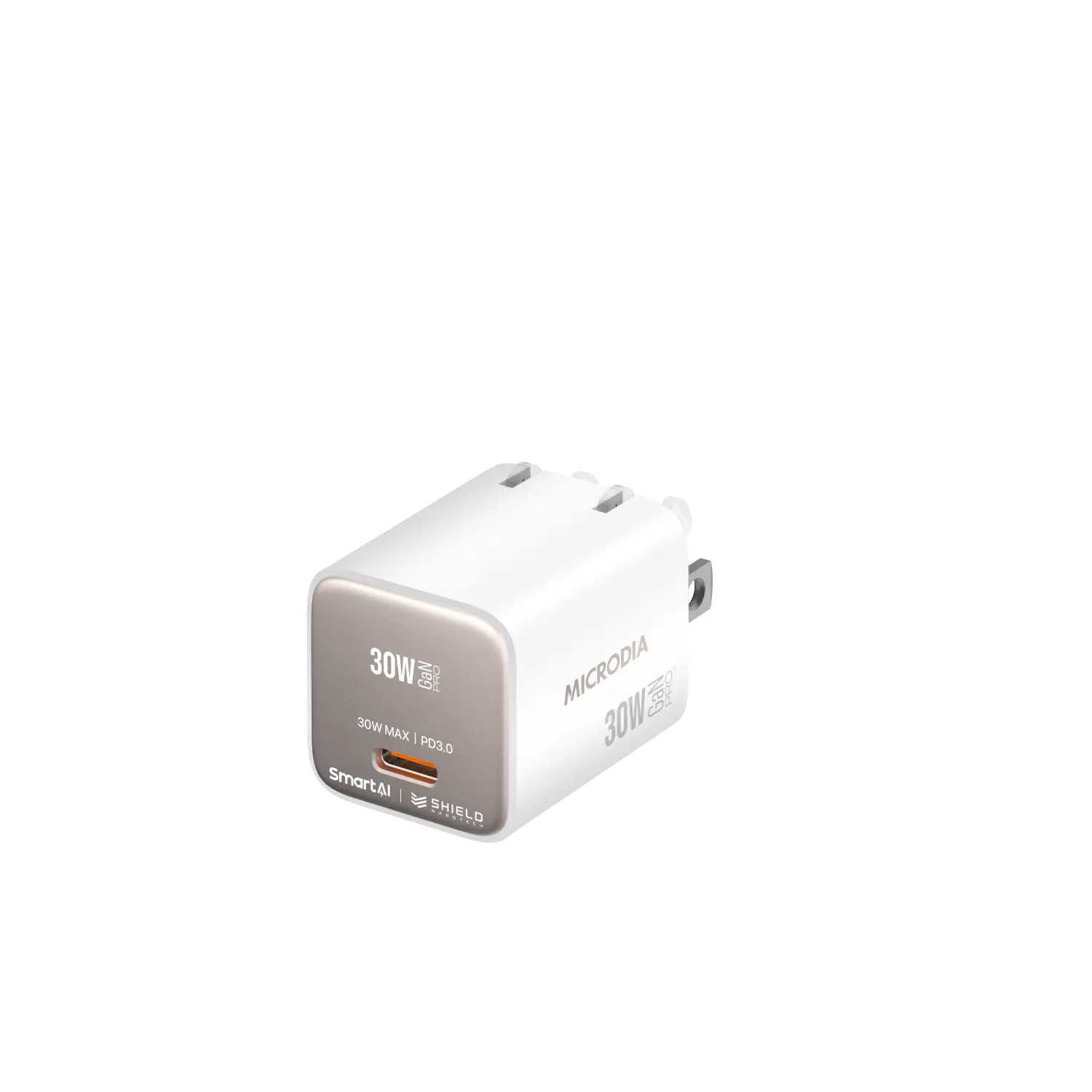 SMARTCube™ Nano Tiny-30W GaN Pro Wall Charger USB-C PD3.0 Microdia