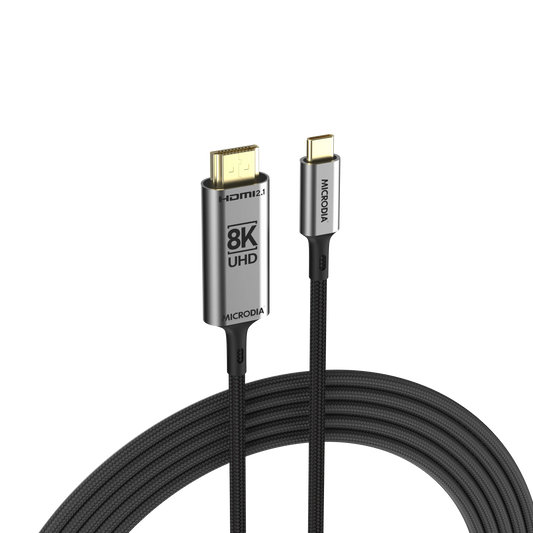 USB-C to HDMI (8K Dynamic HDR Cable 1.8M , HDCP2.3) MICRODIA